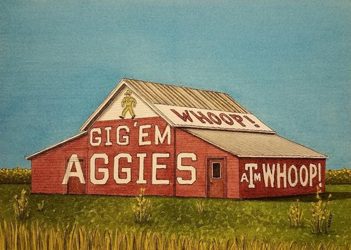 Art Print 5 x 7 | Roadtrippin Texas | Jim Koehn Artwork