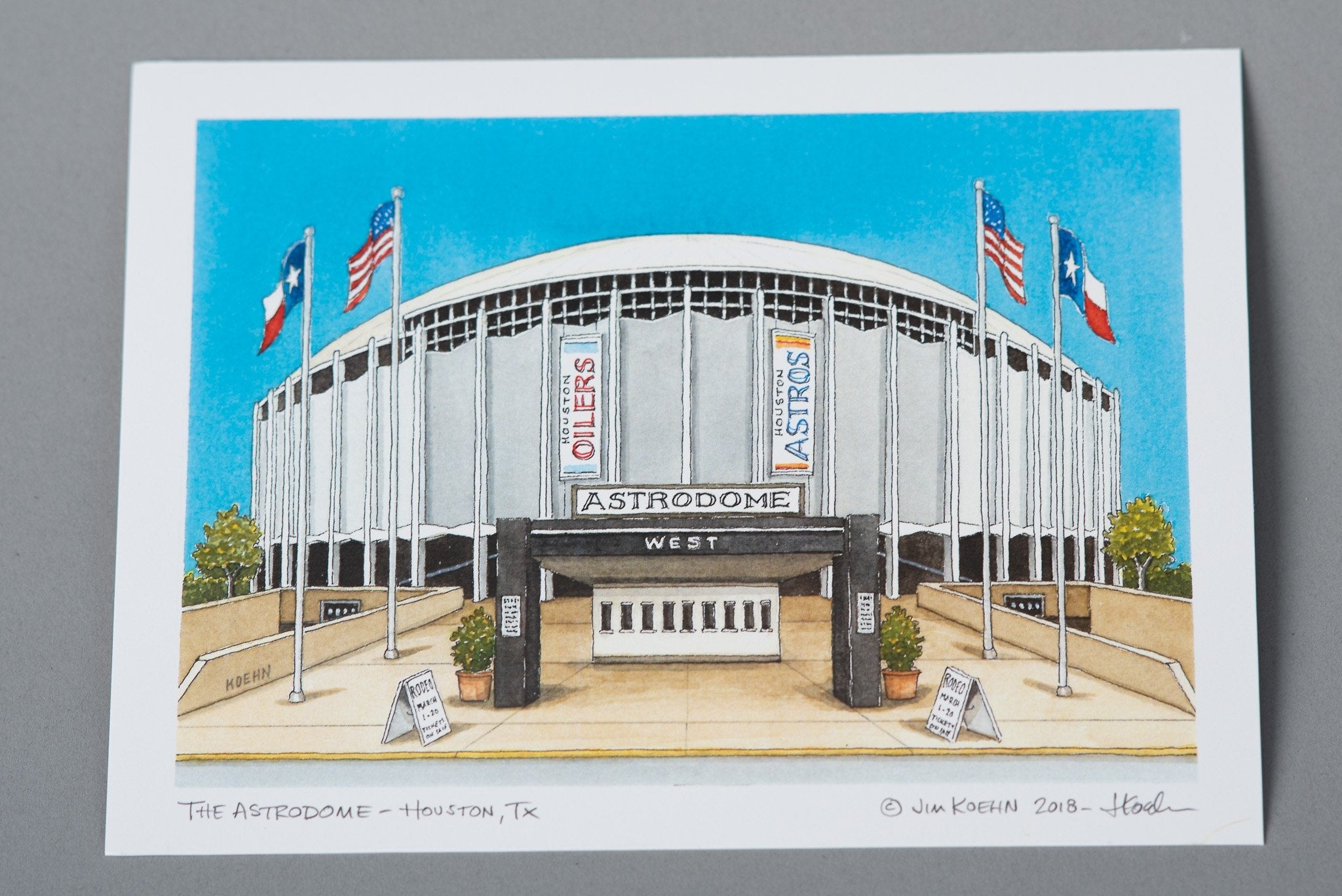 Art Print 5 x 7 | Streets of Houston | Jim Koehn Artwork
